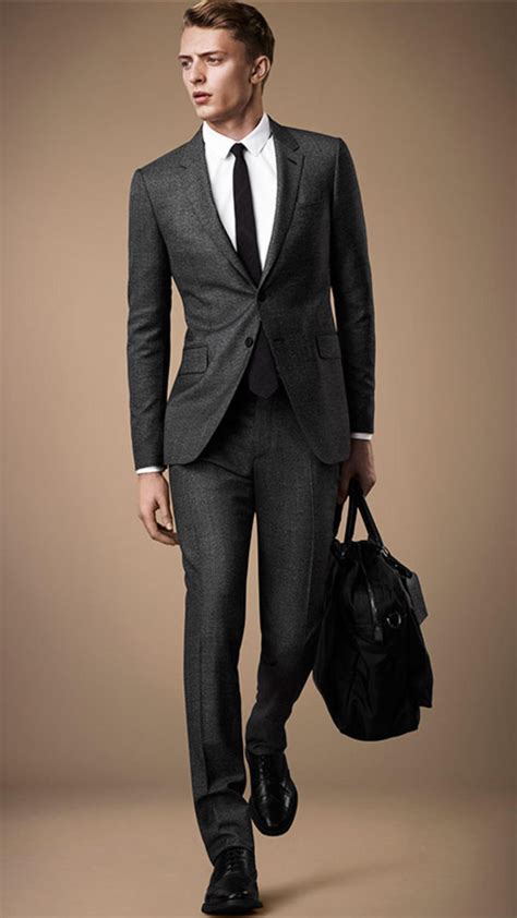 burberry suit men's